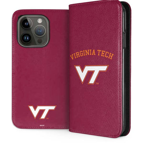 Virginia Tech University VT iPhone 15 Pro Folio Case